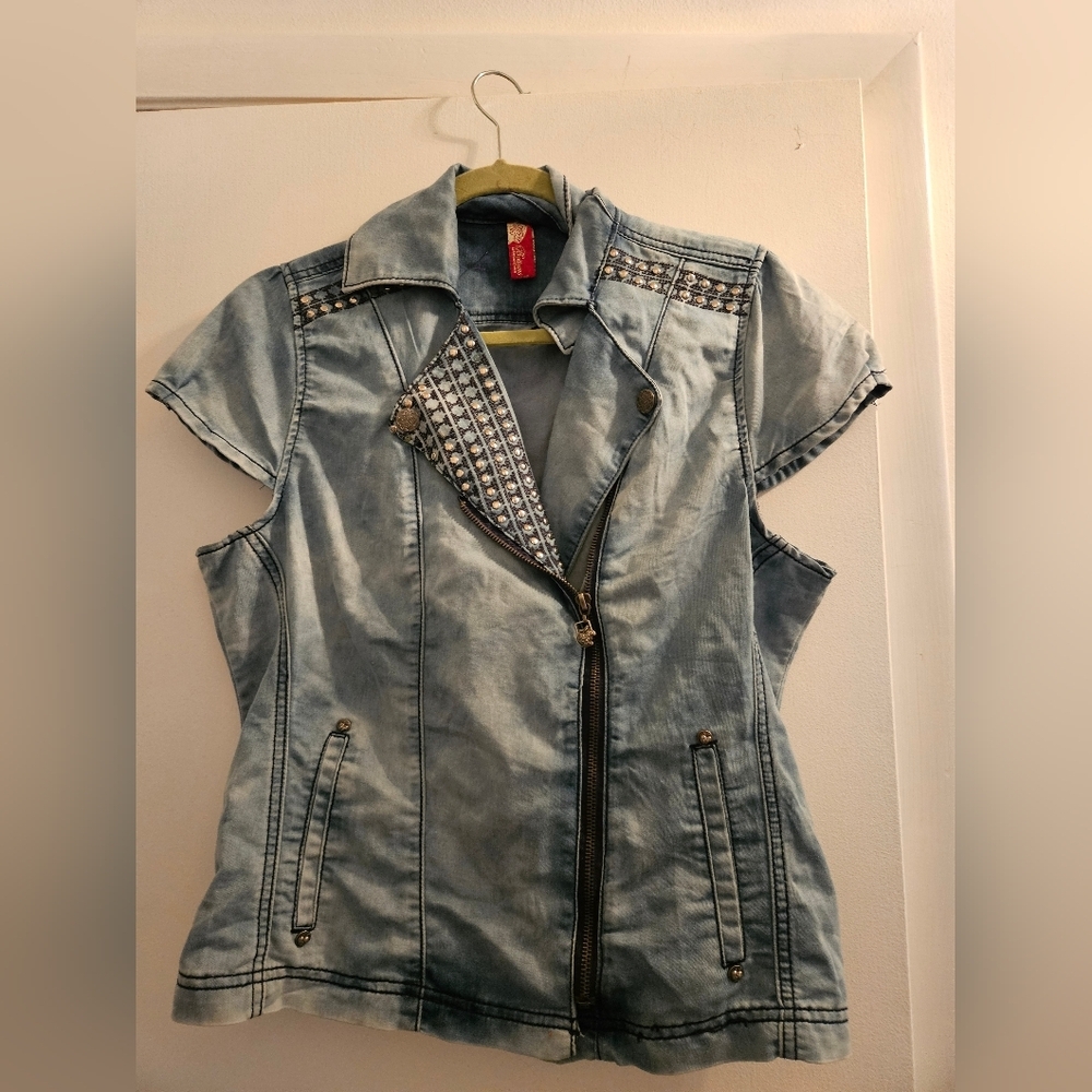 Blue Jean Jacket Modern Tailored Design